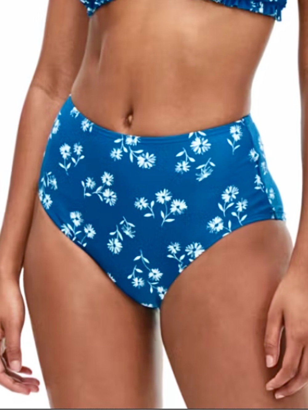 Kate Spade Dandelion Floral High-waist Bikini Bottom